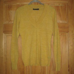 The Limited Yellow V Neck Sweater